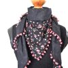 Foulard réversible printemps - L'Atelier du Bourget - Artisanat textile français