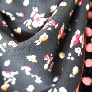Foulard réversible printemps - L'Atelier du Bourget - Artisanat textile français
