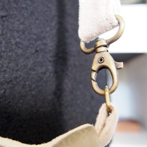 Sac bi-matière vegan avec bandoulière amovible - L'Atelier du Bourget - Artisanat textile français