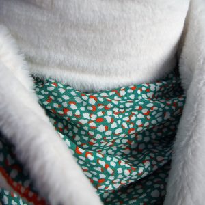 Foulard écharpe triangle hiver - L'Atelier du Bourget - Artisanat textile français