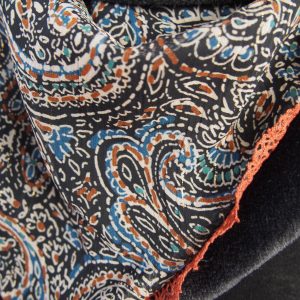 Foulard écharpe triangle hiver - L'Atelier du Bourget - Artisanat textile français