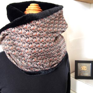 Snood tour de cou double tour - L'Atelier du Bourget - Artisanat textile français