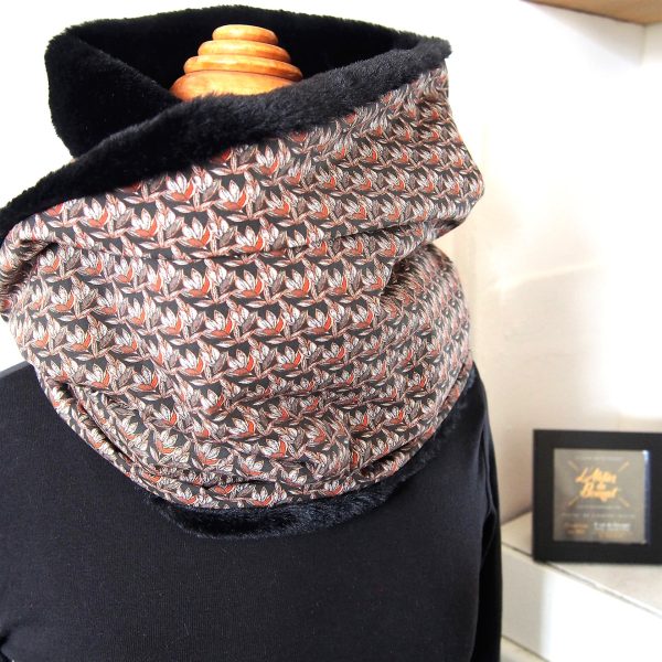 Snood tour de cou double tour - L'Atelier du Bourget - Artisanat textile français
