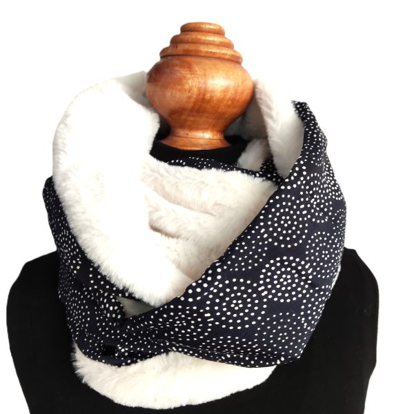 Snood tour de cou double tour - L'Atelier du Bourget - Artisanat textile français