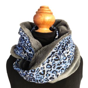 Snood tour de cou double tour - L'Atelier du Bourget - Artisanat textile français