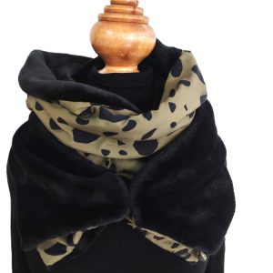 foulard fermeture pression - L'Atelier du Bourget - Artisanat textile français