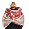 foulard fermeture pression - L'Atelier du Bourget - Artisanat textile français