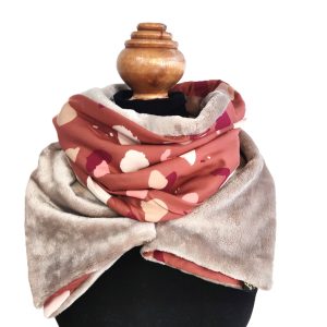 foulard fermeture pression - L'Atelier du Bourget - Artisanat textile français