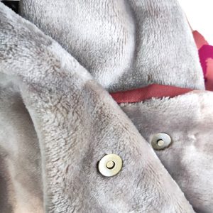 foulard fermeture pression - L'Atelier du Bourget - Artisanat textile français