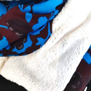 foulard fermeture pression - L'Atelier du Bourget - Artisanat textile français