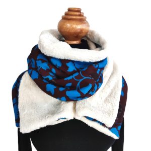 foulard fermeture pression - L'Atelier du Bourget - Artisanat textile français