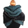 foulard fermeture pression - L'Atelier du Bourget - Artisanat textile français