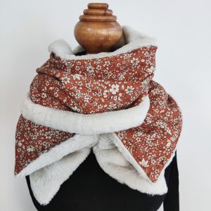 Snood pression aimantée - L'Atelier du Bourget - Artisanat textile français
