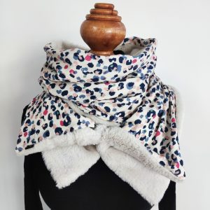 Snood pression aimantée - L'Atelier du Bourget - Artisanat textile français