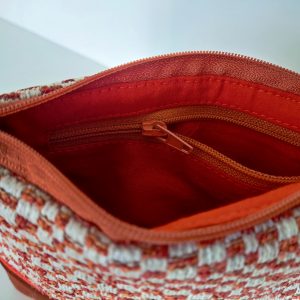 Pochette porte monnaie - L'Atelier du Bourget - Artisanat textile français