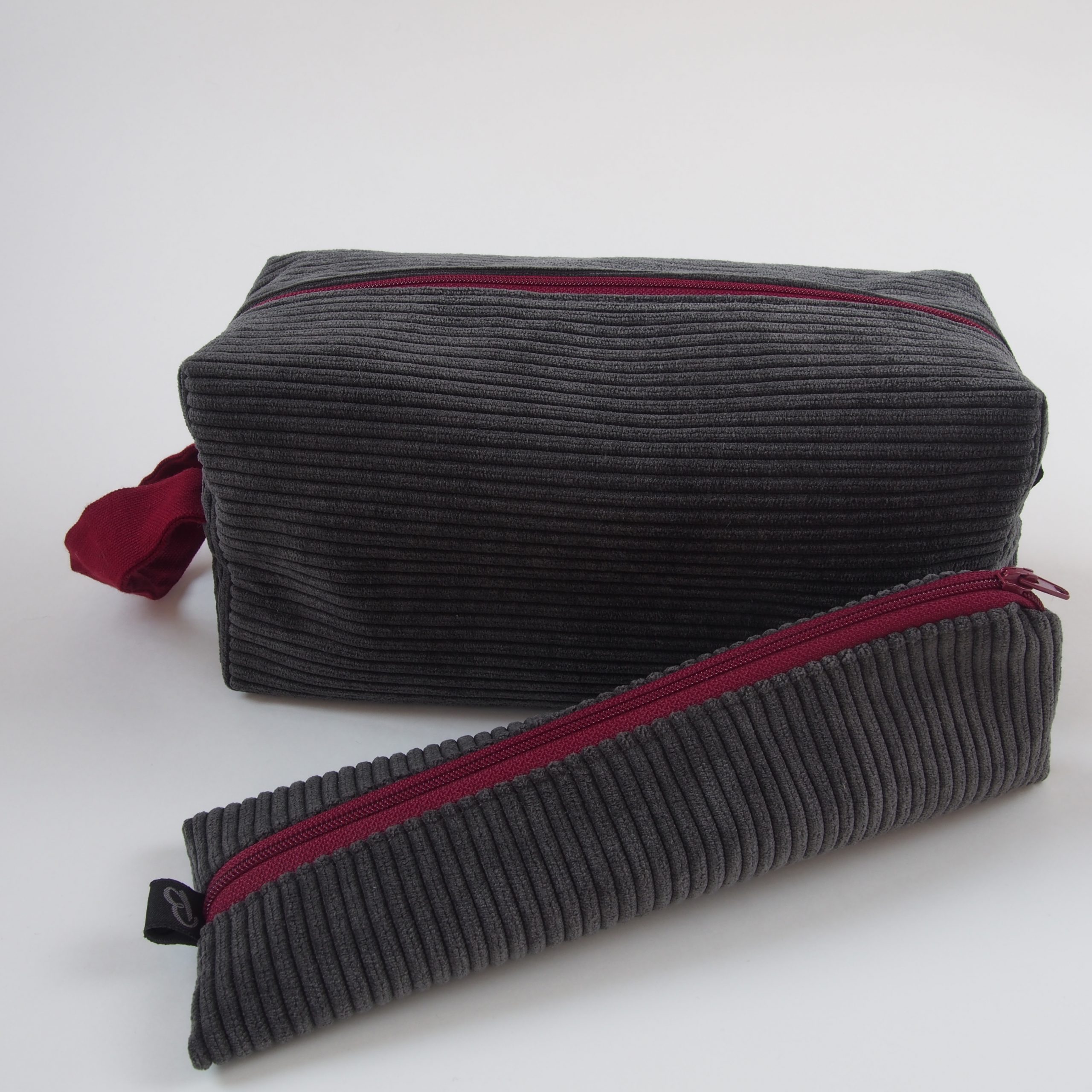 Trousse de toilette hommes - L'Atelier du Bourget - Artisanat textile français