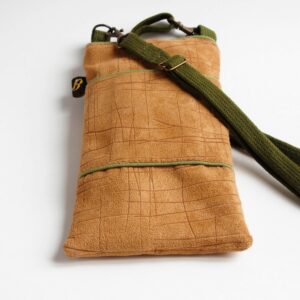 Pochette téléphone bandoulière - L'Atelier du Bourget - Artisanat textile français