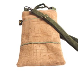 Pochette téléphone bandoulière - L'Atelier du Bourget - Artisanat textile français