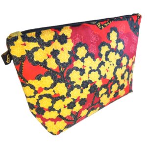 Trousse de toilette avec poche intérieure fait main - L'Atelier du Bourget - Artisanat textile français