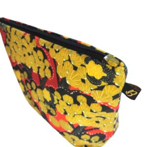 Trousse de toilette avec poche intérieure fait main - L'Atelier du Bourget - Artisanat textile français