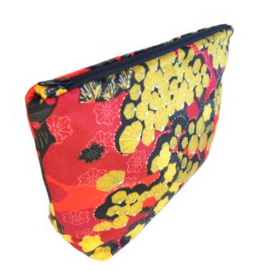 Trousse de toilette avec poche intérieure fait main - L'Atelier du Bourget - Artisanat textile français