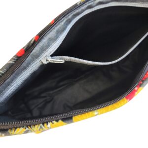 Trousse de toilette avec poche intérieure fait main - L'Atelier du Bourget - Artisanat textile français