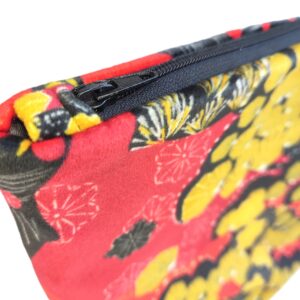 Trousse de toilette avec poche intérieure fait main - L'Atelier du Bourget - Artisanat textile français