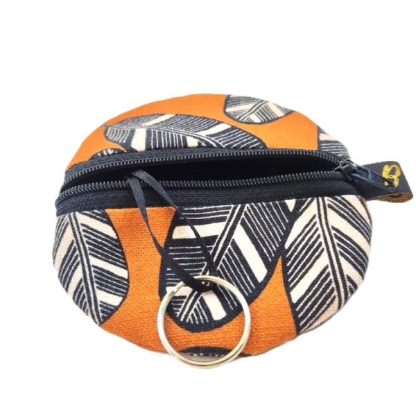 Porte monnaie porte clés fait main - L'Atelier du Bourget - Artisanat textile français