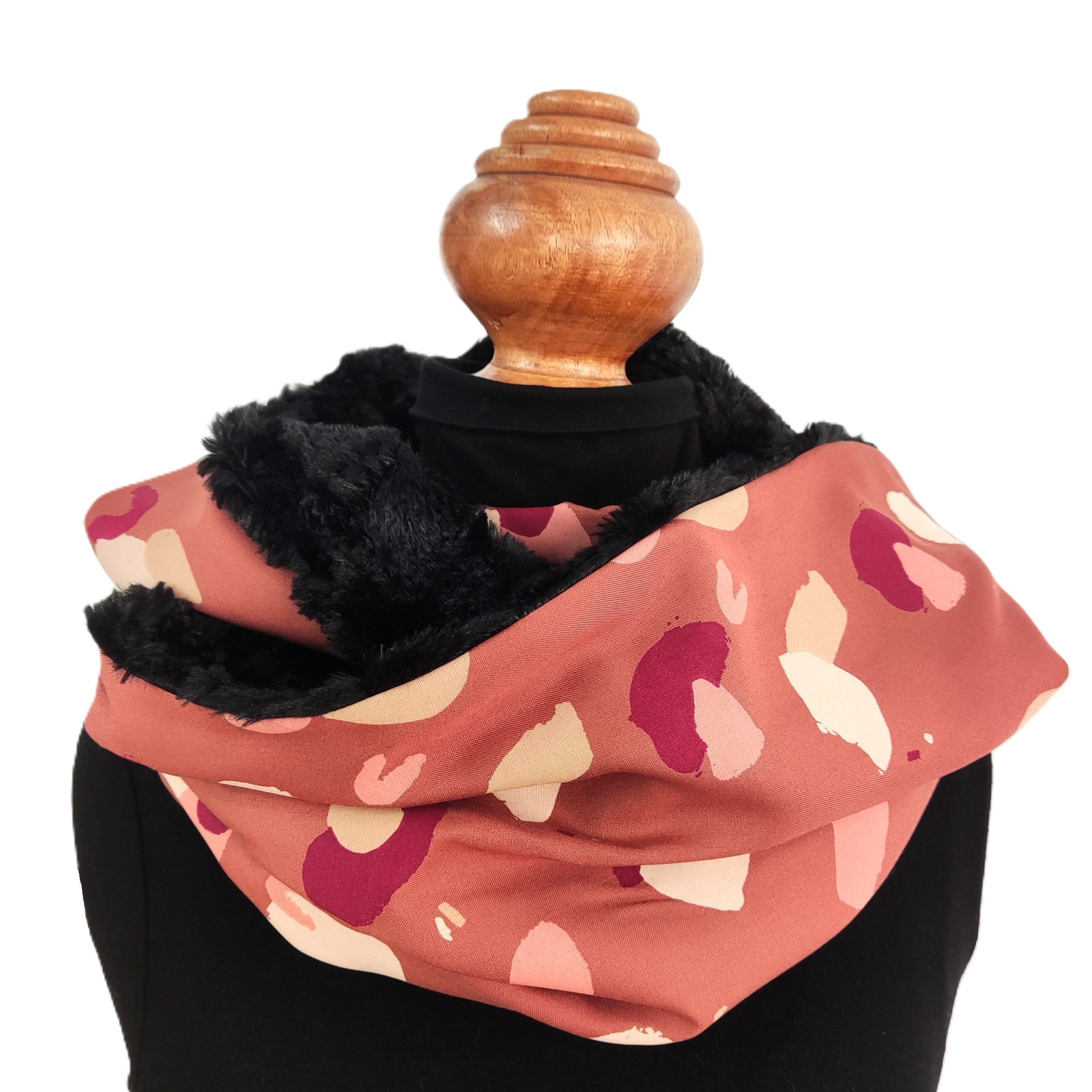 Snood tour de cou double tour - L'Atelier du Bourget - Artisanat textile français