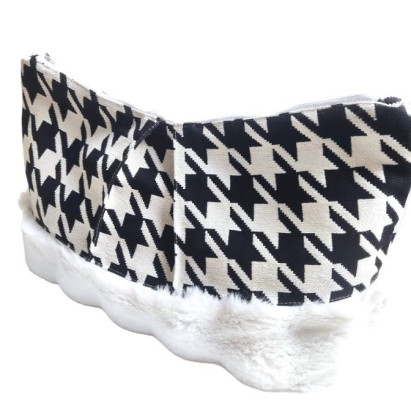 Trousse de toilette plissée XXL fait main - L'Atelier du Bourget - Artisanat textile français