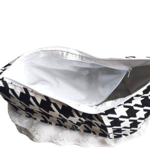 Trousse de toilette plissée XXL fait main - L'Atelier du Bourget - Artisanat textile français