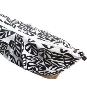 Trousse de toilette plissée XXL fait main - L'Atelier du Bourget - Artisanat textile français