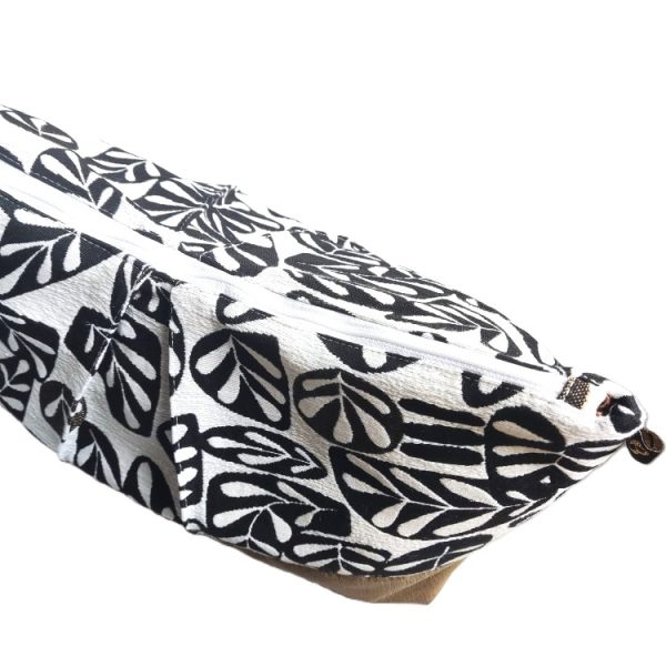 Trousse de toilette plissée XXL fait main - L'Atelier du Bourget - Artisanat textile français