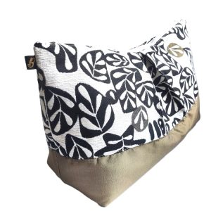 Trousse de toilette plissée XXL fait main - L'Atelier du Bourget - Artisanat textile français