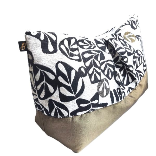 Trousse de toilette plissée XXL fait main - L'Atelier du Bourget - Artisanat textile français