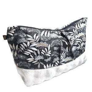 Trousse de toilette plissée XXL fait main - L'Atelier du Bourget - Artisanat textile français