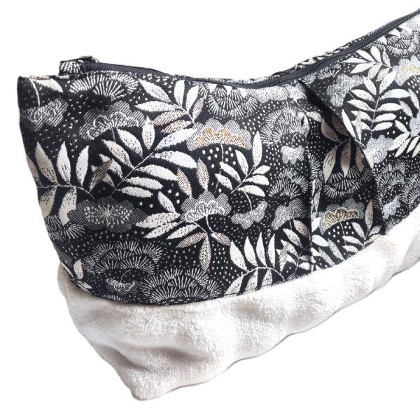 Trousse de toilette plissée XXL fait main - L'Atelier du Bourget - Artisanat textile français