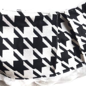 Trousse de toilette plissée XXL fait main - L'Atelier du Bourget - Artisanat textile français