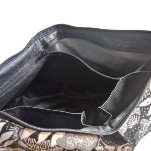 Trousse de toilette plissée XXL fait main - L'Atelier du Bourget - Artisanat textile français