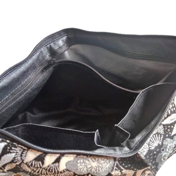 Trousse de toilette plissée XXL fait main - L'Atelier du Bourget - Artisanat textile français