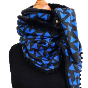 Foulard triangle hiver - L'Atelier du Bourget - Artisanat textile français