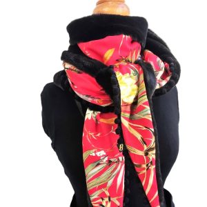 Foulard triangle hiver - L'Atelier du Bourget - Artisanat textile français