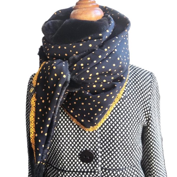 Foulard triangle hiver - L'Atelier du Bourget - Artisanat textile français