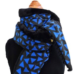 Foulard triangle hiver - L'Atelier du Bourget - Artisanat textile français