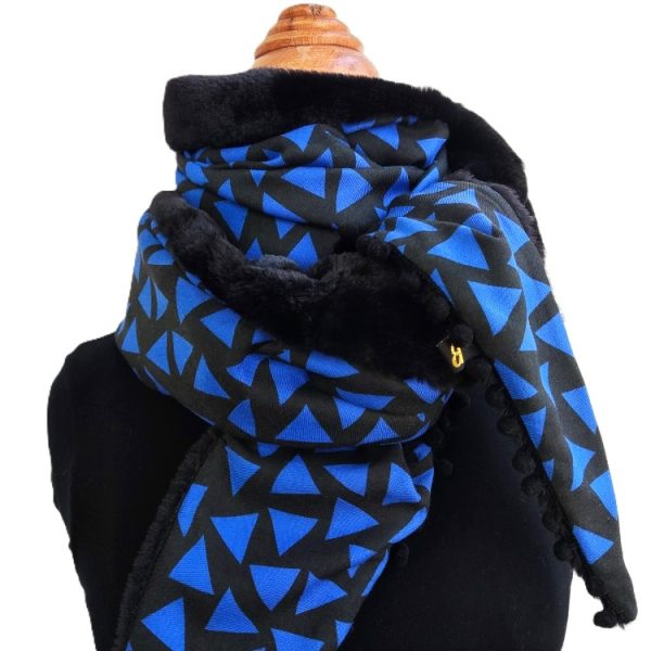Foulard triangle hiver - L'Atelier du Bourget - Artisanat textile français