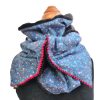 foulard fermeture pression - L'Atelier du Bourget - Artisanat textile français