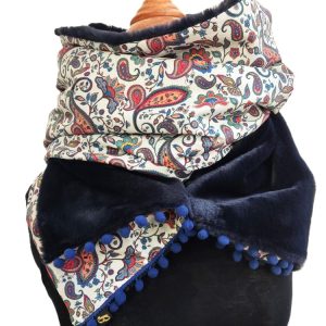 foulard fermeture pression - L'Atelier du Bourget - Artisanat textile français