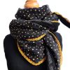 Foulard triangle hiver - L'Atelier du Bourget - Artisanat textile français