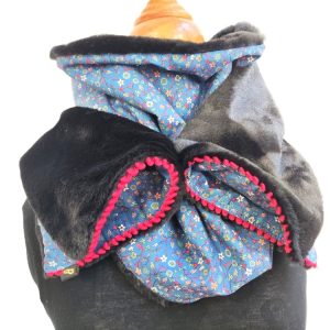 foulard fermeture pression - L'Atelier du Bourget - Artisanat textile français