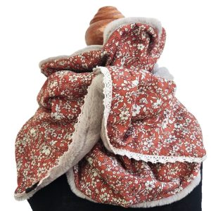 foulard fermeture pression - L'Atelier du Bourget - Artisanat textile français